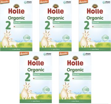 Holle Organik Keçi Devam Sütü 2 400 gr 5 Adet