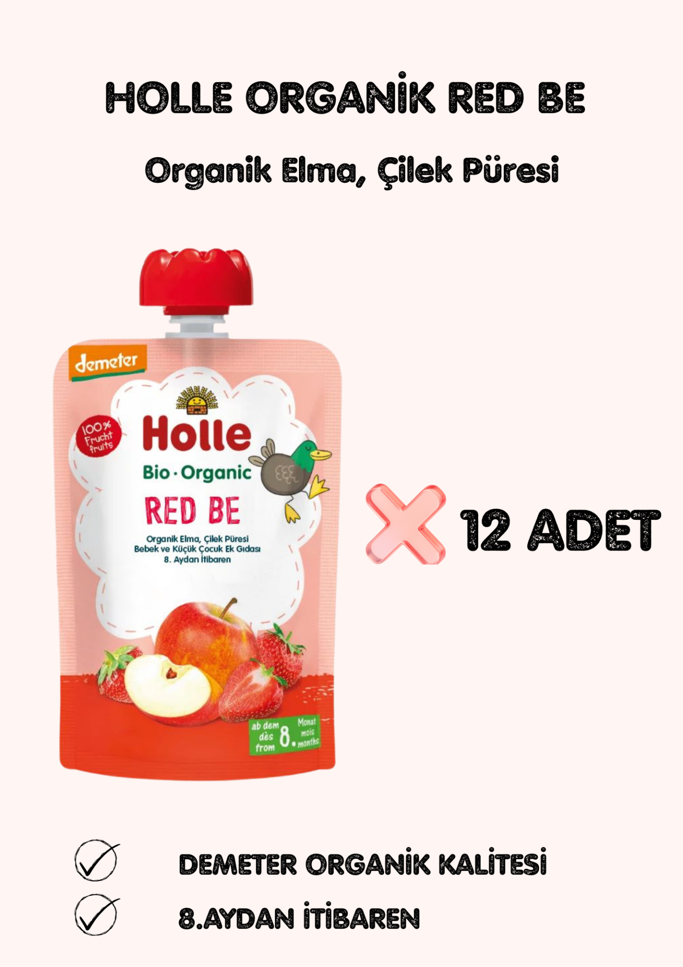 HOLLE ORGANİK RED BE 12'Lİ